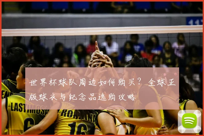 世界杯球队周边如何购买？全球正版球衣与纪念品选购攻略